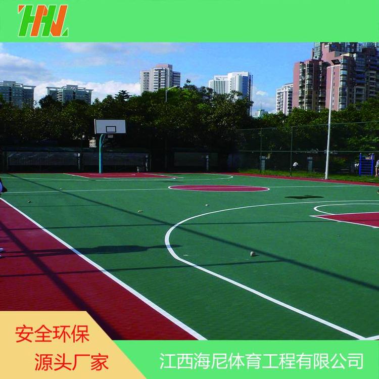 丙烯酸球场运动跑道施工 附着力强 剥离强度高 不易分层 透气性好