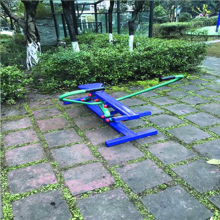 悟空承接生产户外健身器材 三人扭腰器 规格140*140*145CM