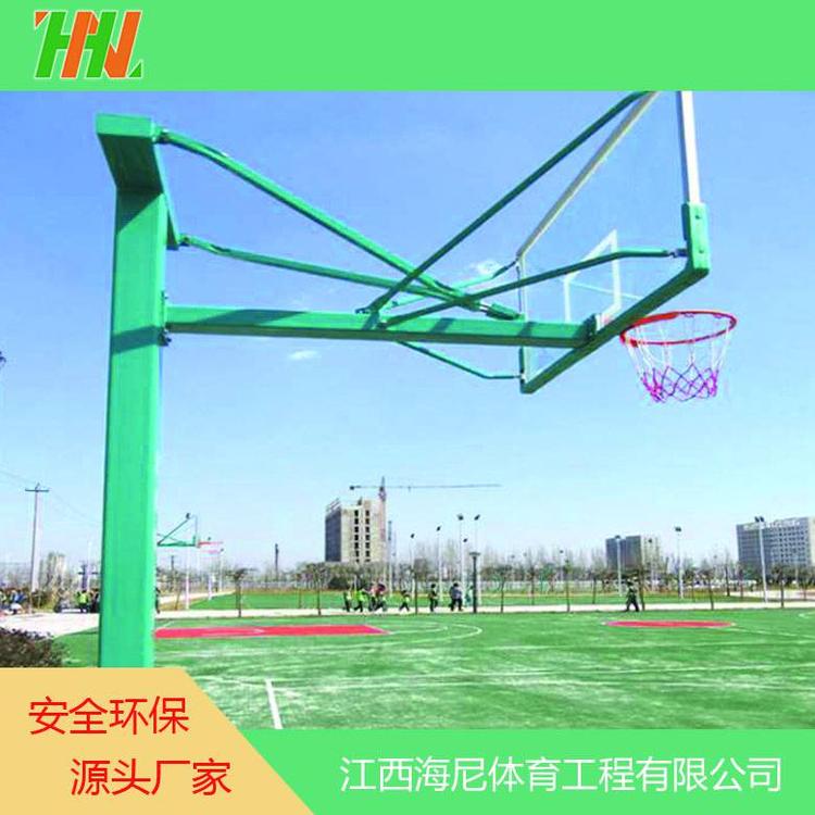 悟空供应户外体育健身器材 当涂移动方管篮球架