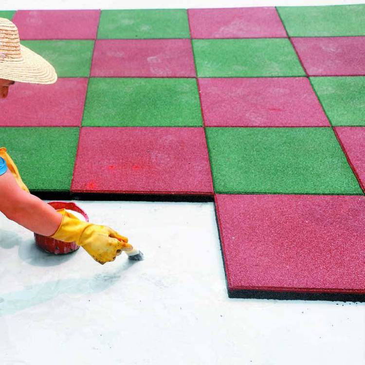 悟空承接室外游乐场彩色安全地垫铺垫 防滑不翘边