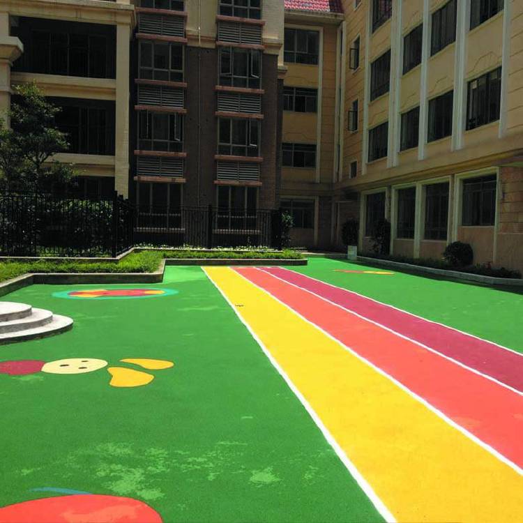 悟空承接学校 幼儿园 托儿所活动场地防滑橡胶地板垫铺设